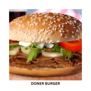 Doner Burger Meal Large