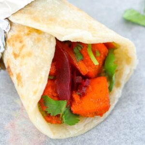 Chicken Tikka Wrap Meal