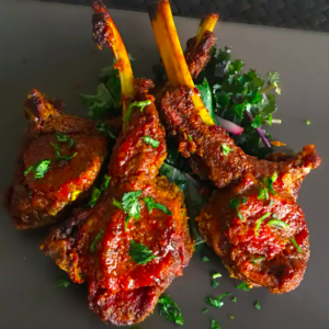 Lime Grill Lamb Chops Meal